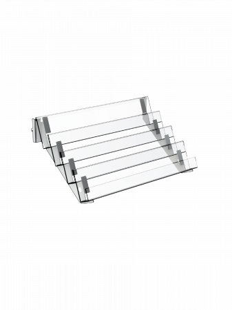 Click Here To Enlarge This Photo Of Bartuf - 4 Tier 65&sol;65&sol;65&sol;65mm Magazine Shelf