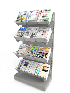 Bartuf  4 Tier High Volume Newspaper Wall Bay