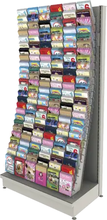 Click Here To Enlarge This Photo Of Bartuf 12 Tier Greeting Card Shelving