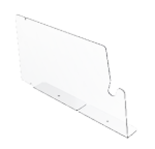 Bartuf Adjustable Snack End Shelf Dividers