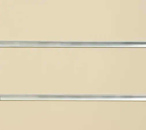 Click Here To Enlarge This Photo Of Cream Slatwall Panels RAL 1015 - 2400mm x 1200mm