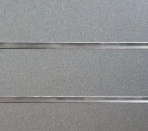 Click Here To Enlarge This Photo Of Pewter Slatwall Panels - 2400mm x 1200mm