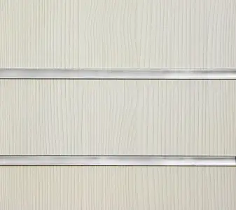 Pino White Slatwall Panels - 2400mm x 1200mm