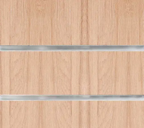 Click Here To Enlarge This Photo Of Aurora Oak Slatwall Panels - 2400mm x 1200mm