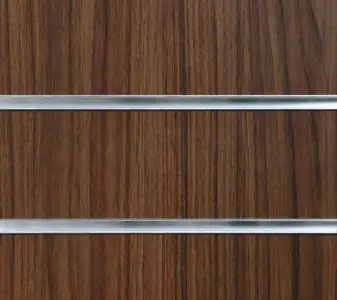 Walnut Slatwall Panels - 2400mm x 1200mm